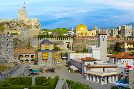 Excursie Vardzia, Rabati en Borjomi: Rabati, Akhaltsikhe fort